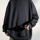gbolsos Men's Crew Neck Sweatshirt Pullover For Men Solid Sweatshirts For Spring Fall Long Sleeve Tops