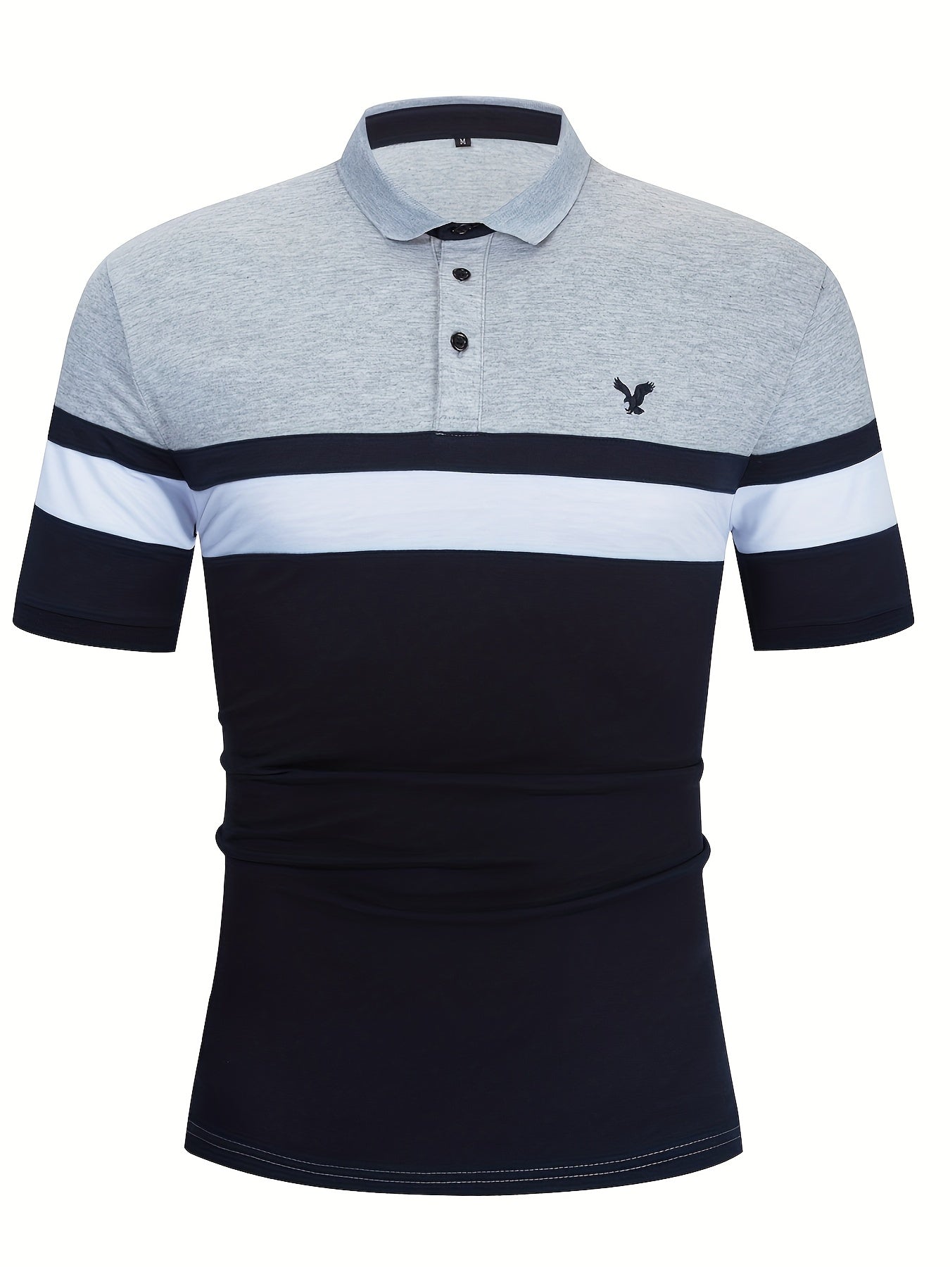 Men's Polo Shirts, Casual Striped Slim Fit Lapel Polo Shirt Best Sellers