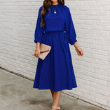 Women's Dresses Sexy Summer Women's High Waist Slim Fashion Solid Color Slim Temperament Maxi Dresses