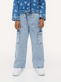 gbolsos  Kid's Wide Leg Jeans, Denim Cargo Pants, Boy's Clothes For All Seasons