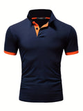 2023 New Men's Casual Short Sleeve Polo Shirts