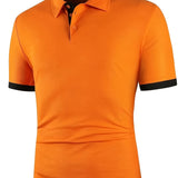 2023 New Men's Casual Short Sleeve Polo Shirts
