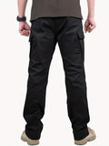 gbolsos  Men's Casual Cargo Pants With Zipper Pockets, Male Joggers For Spring And Fall Outdoor