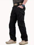 gbolsos  Men's Casual Cargo Pants With Zipper Pockets, Male Joggers For Spring And Fall Outdoor