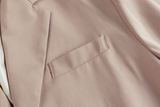 Solid Long Sleeve Blazer Men Korean Loose Single Breasted Boy Suit Simple Slim Pocket Blazer Men's