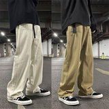 Pants Men Autumn Clothing New Tooling Loose Wide-leg Pant Korean Fashion Street Wild Overalls Male Oversize Casual Trouser