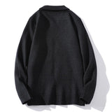 Men Knitted Sweater Cardigan Autum Winter Fashion New Vintage Sweater Harajuku Casual Woolen Lapel Sweater Knit Coats Men M-3XL