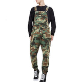 Gbolsos Military Tactical Camouflage Denim Overalls Fashion Camo Bib Jeans Overalls Mens Multi-pocket Jumpsuit Plus Size Rompers P006