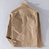 100% Cotton autumn spring jacket shirt for men fashion brand jacket shirts men casual solid shirt of jacket mens chemise camisa