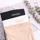 Gbolsos M~4xl Women's Safety Pants Thin Breathable Non-curling Boxer Shorts High Waist Short Pants Plus Size Four-corner Legging Shorts