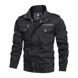 Gbolsos Cotton Military Tactical Jacket Men Waterproof Warm Windbreaker Casual Jacket Autumn Winter Plus Size Men Solid Color Jacket