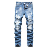 Gbolsos Autumn New Fashion Retro Hole Jeans Men Pants Cotton Denim Trouser Male Plus Size High Quality Jeans Dropshipping