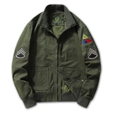Gbolsos Word War 2 Vintage Tank Jacket Black Blue Green Windproof Sweatshirt Streetwear Harajuku Casual Outerwear Military Movie Fury