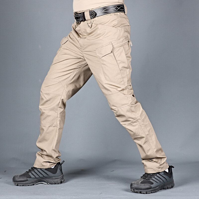 Gbolsos Tactical Pants Men Work Wear Ripstop Waterproof Military Trousers Multi-pocket Cargo Pant Jogger Army SWAT Climbing Big Size 6XL