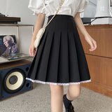 Gbolsos Skirts Pleated Women High Waist Summer Knee-length Preppy Style Harajuku Y2k Hot Sale Street School Cosplay Casual Female Faldas