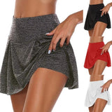Gbolsos Casual Sport Shorts Skirts Running Shorts Women Summer Breathable Sweat Shorts Sexy High Waist Short Pant Outdoor Jogger Shorts