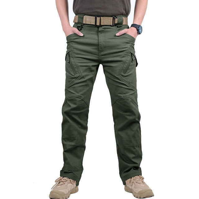 Gbolsos Tactical Pants Men Work Wear Ripstop Waterproof Military Trousers Multi-pocket Cargo Pant Jogger Army SWAT Climbing Big Size 6XL