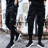 Men New Spring Hip Hop Pants Club Singer Stage Costume Trousers Ribbons Streetwear Joggers Sweatpants Hombre