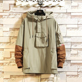GbolsosFashion patchwork Printed Men Hoodies 2021 Autumn Men's Hooded jacket Korean Man Streetwear Casual Pullovers