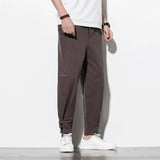 GbolsosCotton Harem Pants Mens Jogger Pants 2021 Hip Hop Streetwear Korean Style Male Casual Summer Track Pants Trousers Men