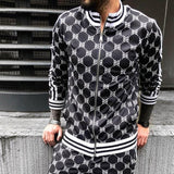 GbolsosNew 3D Printing Men Casual Sweatshirt New Stripe Polyester Cardigan Coat Warm Sweatshirt Male fashion Slim Jacket 2021