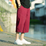 GbolsosMen Harajuku Harem Pants 2021 New Mens Summer Cotton Linen Joggers Pants Male Vintage Chinese Style Sweatpants Fashions