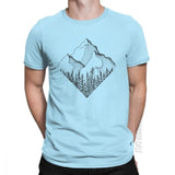 The Diamond Range Men T Shirt Outdoors Mountains Hiking T-Shirt National Parks Cotton Male Tshirt Basic Tees Plus Size Clothes