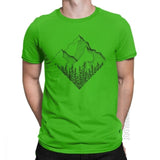 The Diamond Range Men T Shirt Outdoors Mountains Hiking T-Shirt National Parks Cotton Male Tshirt Basic Tees Plus Size Clothes