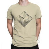 The Diamond Range Men T Shirt Outdoors Mountains Hiking T-Shirt National Parks Cotton Male Tshirt Basic Tees Plus Size Clothes