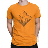 The Diamond Range Men T Shirt Outdoors Mountains Hiking T-Shirt National Parks Cotton Male Tshirt Basic Tees Plus Size Clothes