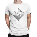 The Diamond Range Men T Shirt Outdoors Mountains Hiking T-Shirt National Parks Cotton Male Tshirt Basic Tees Plus Size Clothes