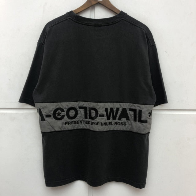 Best Quality A-COLD-WALL ACW T-Shirts Men Women Cotton Loose ACW Top Tees Casual A-COLD-WALL ACW T-Shirts