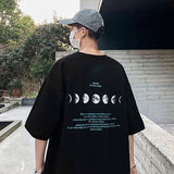 GbolsosSummer Print T-shirt Men Half Sleeve Tee Shirt Fashion Brand Fashion Streetwear Loose Japan Style Oversize Top Men 2021