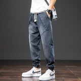 Gbolsos2021 Spring Summer Ankle-Length Baggy Jeans Men Streetwear Jogger Jeans Denim Harem Pants Plus Size 6XL 7XL 8XL