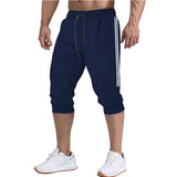 Gbolsos2021 Summer Men's Casual Men's Knee Long Shorts Jogging Shorts Sports Sportswear Bodybuilding Bermuda Short Pants Sweatpants