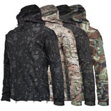 GbolsosWinter Autumn Men Thick Zipper Windbreaker Camouflage Windproof Hood Jacket Plush Lining Long Sleeve Coat Male Casual Outwear