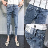 Bridgewater Skinny Jeans Men's Spring New Brand Ankle-Length Pants Tight Pants Casual Men's All-Match Fashion Oversize