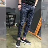 Bridgewater Skinny Jeans Men's Spring New Brand Ankle-Length Pants Tight Pants Casual Men's All-Match Fashion Oversize