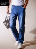 GbolsosAutumn Brand Straight Loose Stretch Denim jeans Classic Style Young Men's Plus Size High Quality Casual Jeans