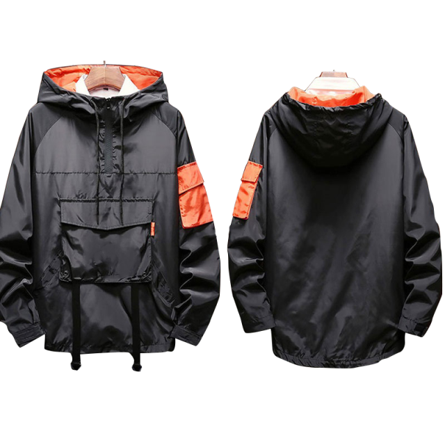 Spring and Autumn Men's Jacket Techwear Harajuku Waterproof MotorcycleTop Military Streetwear Japanese Racer Jacket Clothing